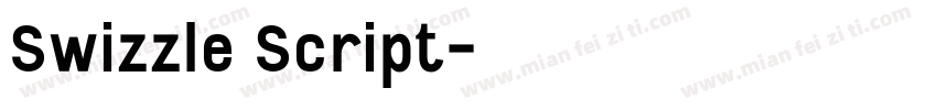 Swizzle Script字体转换